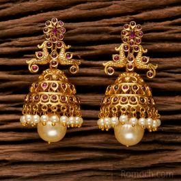 gold earrings buttalu jumkas by varakrupa jewellers | Gold earrings designs,  Gold jewelry stores, Gold earrings models