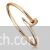 Stunning 18k gold plated CZ diamond studded Nail Bracelet