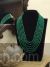 6 layered green beads long mala necklace