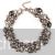 Designer black stone choker necklace