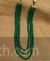 3 layered green onyx simple mala necklace