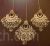 Punjabi traditional Kundan broad chandbali earrings and tikka set in pipal patti drops