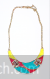 Multi-color designer fashion necklace