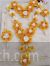 Yellow and white floral haldi ceremony full bridal necklace set