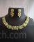 Pastel green meenakari Vilandi Kundan necklace set