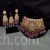 Kundan wedding jewelry set meenakari  monalisa drops