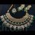Meenakari Jewelry set antique dark green chand charm drops with tikka