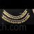 Kundan, pearls and ruby simple semi bridal anklets