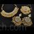 Punjabi traditional jewellery set Jadau Kundan triangular stud chandbali earrings and tikka