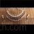 Simple Jadau Kundan necklace set single line pan shape pink drops