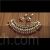 Classic Jadau Kundan necklace set simple oval and pan shape
