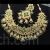 Heavy bridal Jadau Kundan necklace set Victorian clover style
