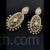Stunning oval shaped traditional earrings