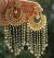 Kundan chandbali earrings with pearl tassels