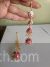 Rani pink meenakari kanauti style jhumka earrings