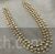 Vilandi Kundan 2 layered long necklace with white pearl drops
