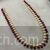 Vilandi Kundan long necklace with maroon drops