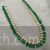 Vilandi Kundan long necklace with green drops