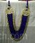 Blue onyx beads multilayered Kundan necklace