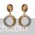 Austrian crystal earring - gold
