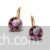 Austrian crystal allergy free earrings - Pink