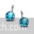 Austrian crystal allergy free earrings - Light Blue