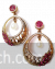 Traditional earrings - pink