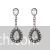 Pearl water droplet earrings