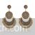 Antique gold chand bali style earrings