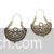 Antique gold intricate design bali earrings