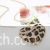 Leopard print heart pendant necklace