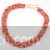 Alloy seed beads necklace