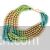Multicolor Beads Alloy Fashion Necklace
