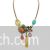 Simple colorful necklace