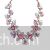 Lovely pink stones studded necklace