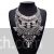 Antique silver multilayered stones studded Bohemian necklace