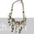 Multicolored tassel design necklace