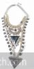 Multilayered triangular Banjaran necklace