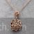 Rose flower with rose gold plating