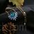 Blue gemstones decorated pendant necklace